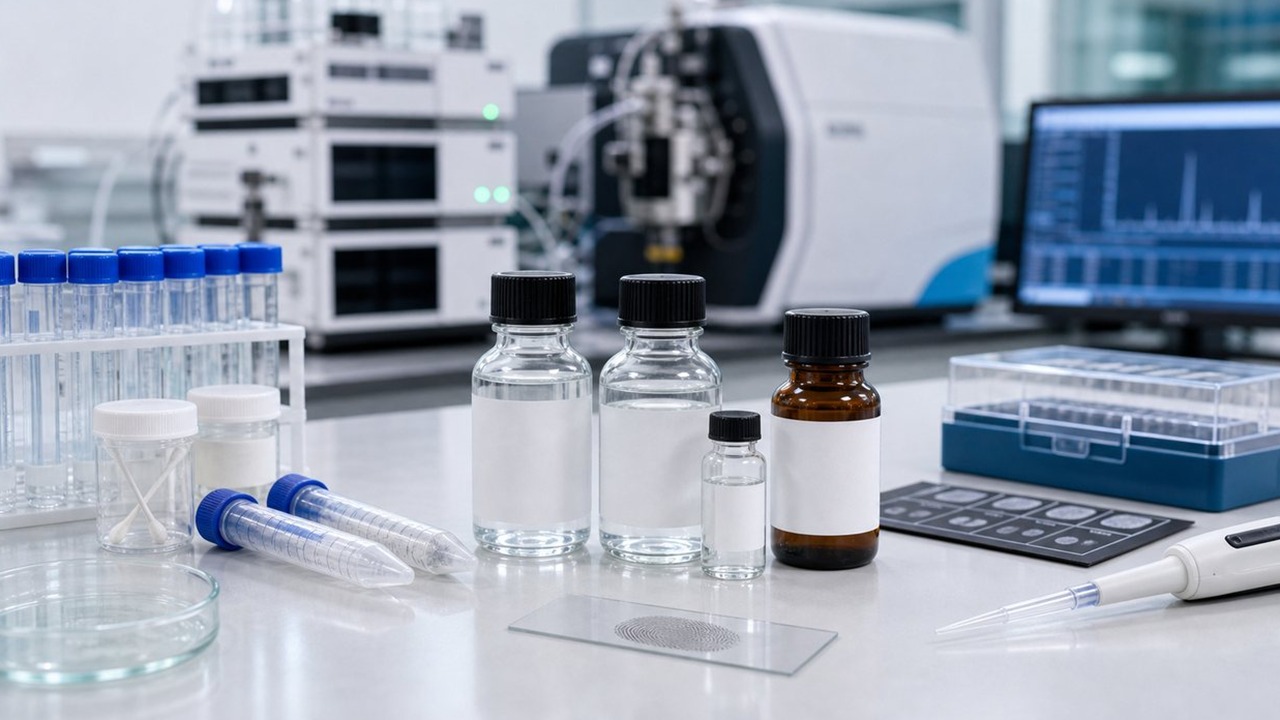 Forensic Science industry testing visual
