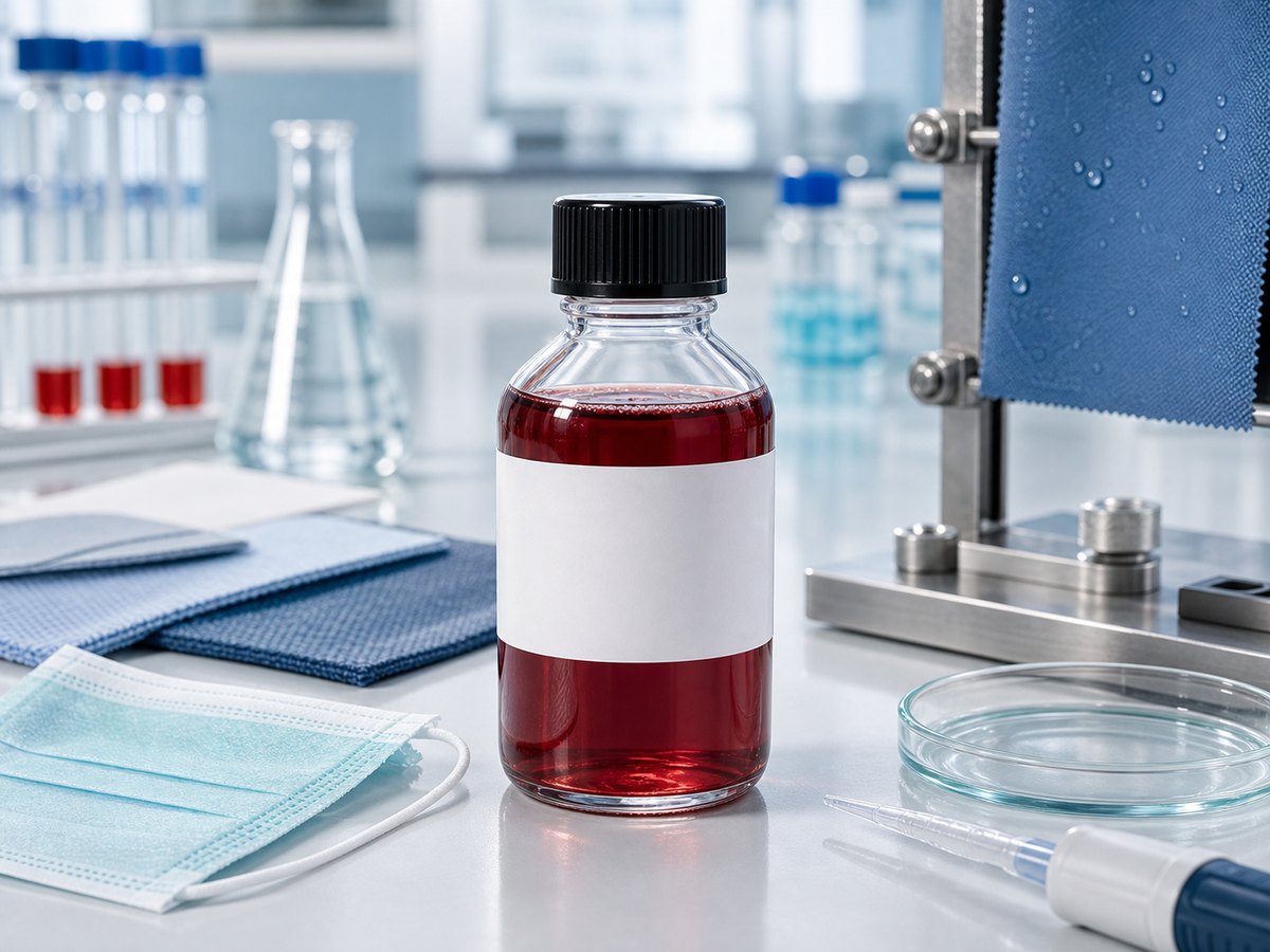 Synthetic Blood – ASTM F1819-19 product bottle visual